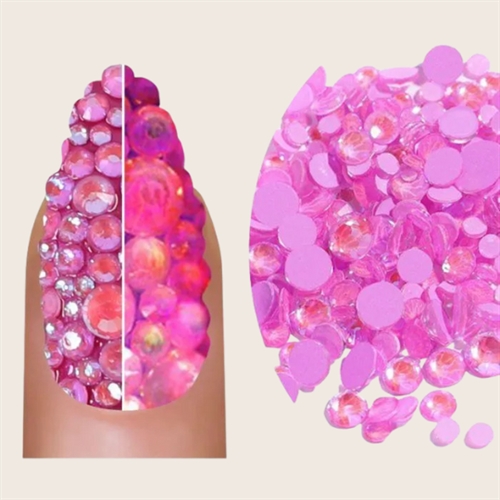  Rhinestone Glow Pink